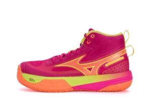 Mizuno Neo Jump Mid Pink Tetra-Fortune Yellow (Предзаказ), купить с доставкой